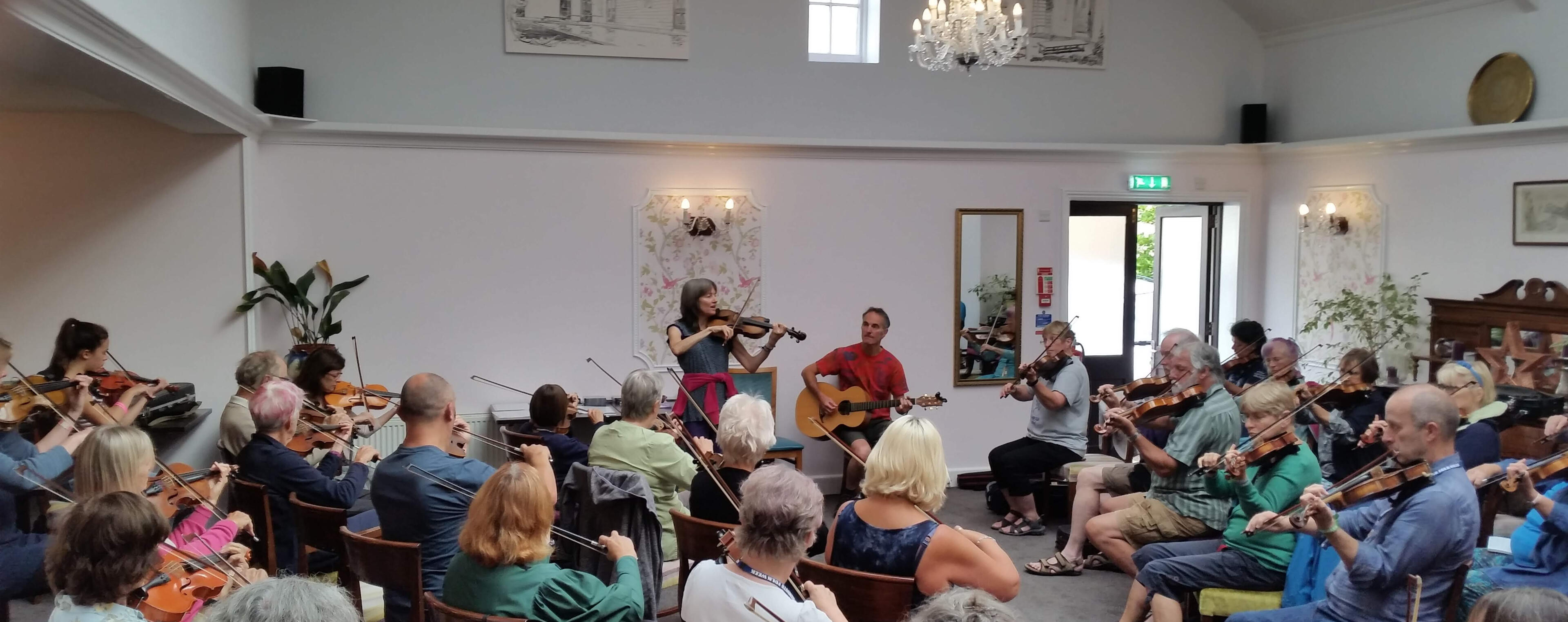 Kitty's Sidmouth Folk Festival Workshop Kitty running a Sidmouth Festival workshop