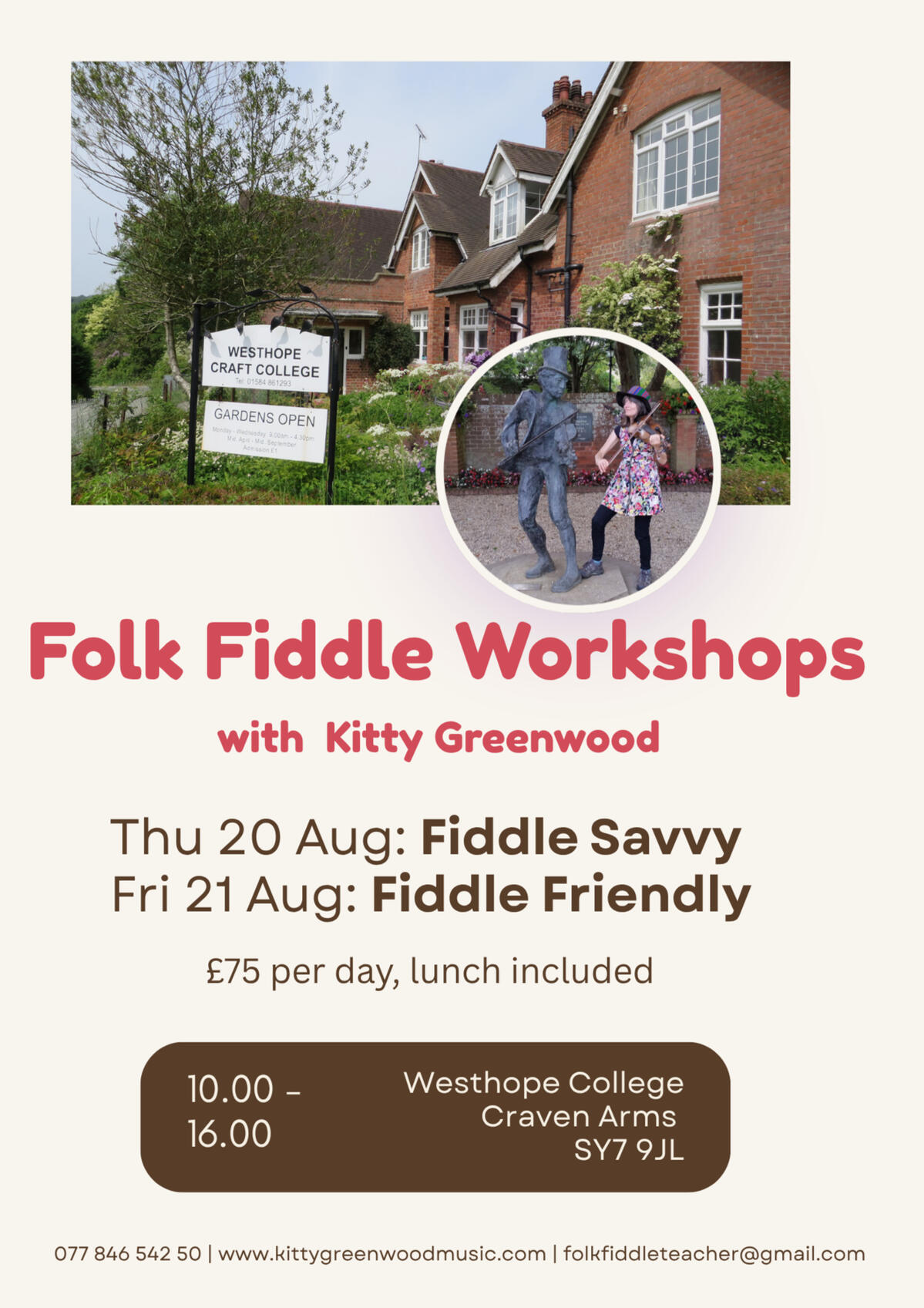 instruments Folk Fiddle Workshop
