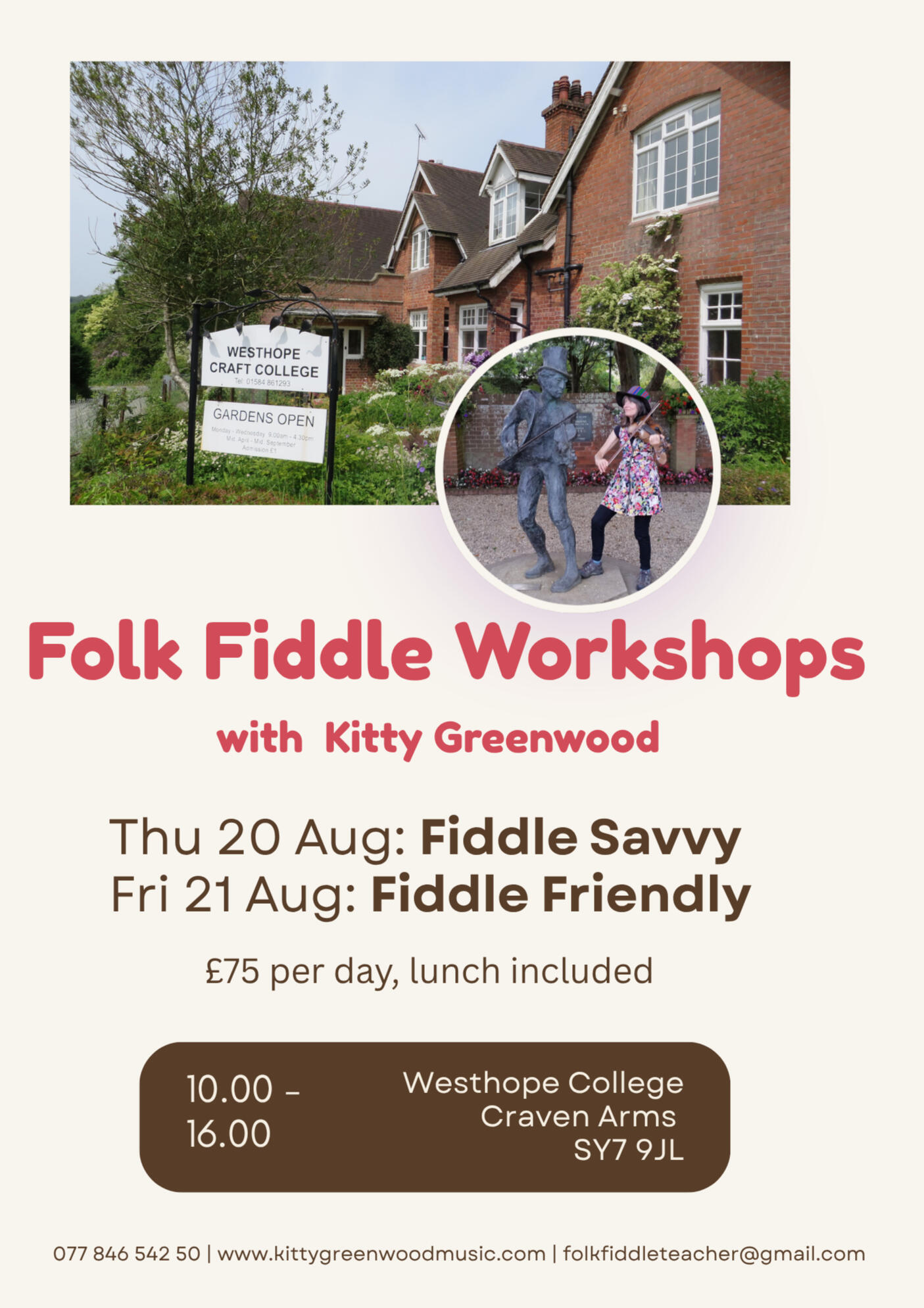 instruments Folk Fiddle Workshop